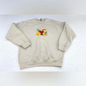 Un Verano Si Ti Embroidered Pullover size M